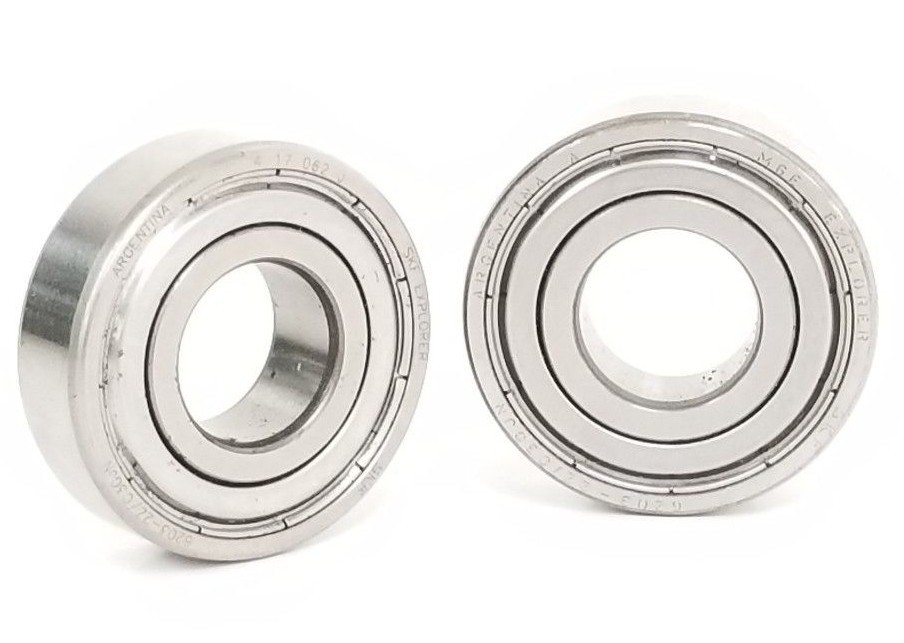 Used LOT OF 2 SKF 6203-2Z/GJN BALL BEARINGS 62032ZGJN