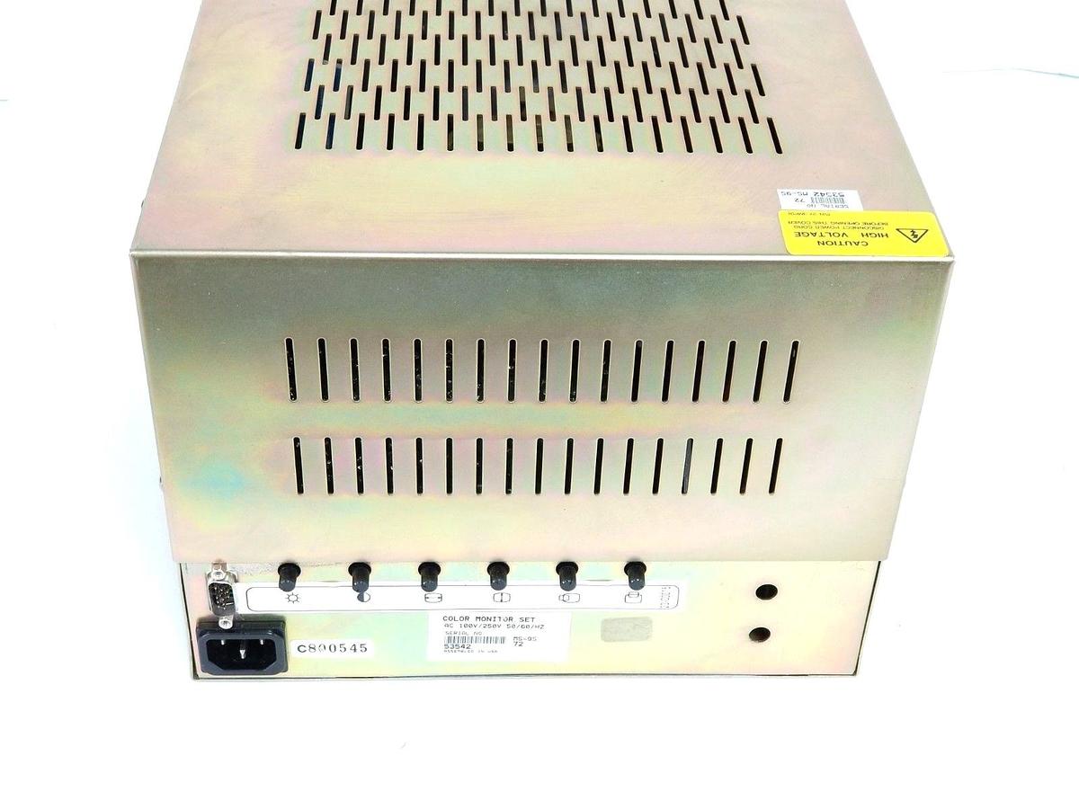 Used XCEL XLT10012A22 COLOR MONITOR SET AC 100V/250V, 50/60HZ