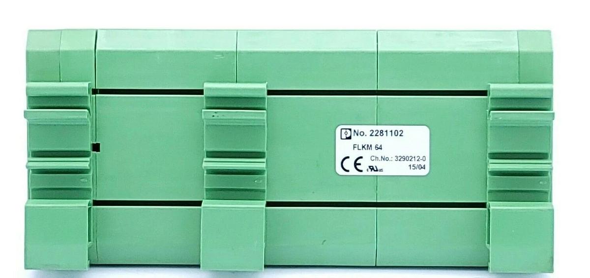 Used PHOENIX CONTACT FLKM 64 MODULE FLKM64, 2281102