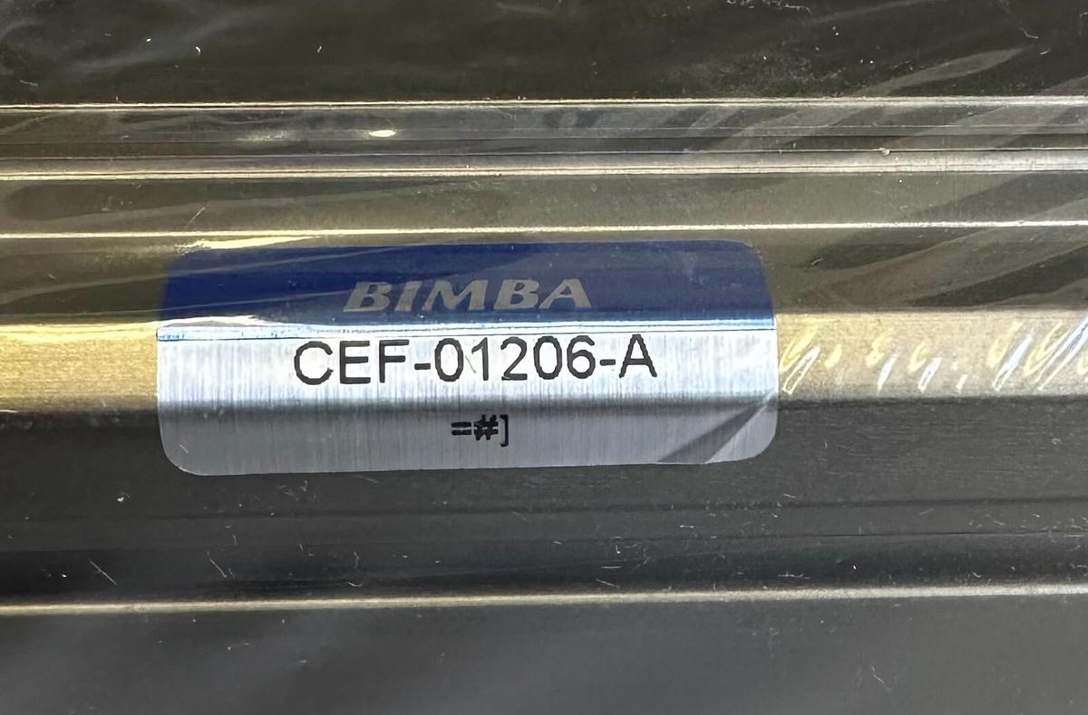 Used NEW BIMBA CEF-01206-A / CEF01206A PNEUMATIC CYLINDER