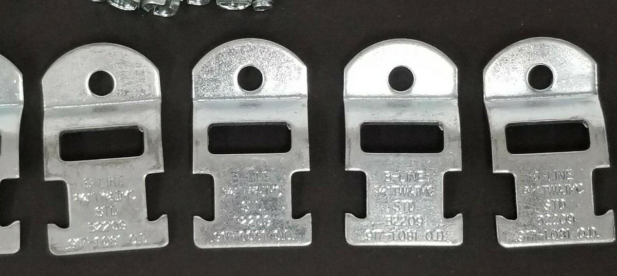 Used LOT OF 9 NEW COOPER B-LINE B2209 CONDUIT STRAP CLAMPS 3/4'' TW&IMC .917-1.081 OD