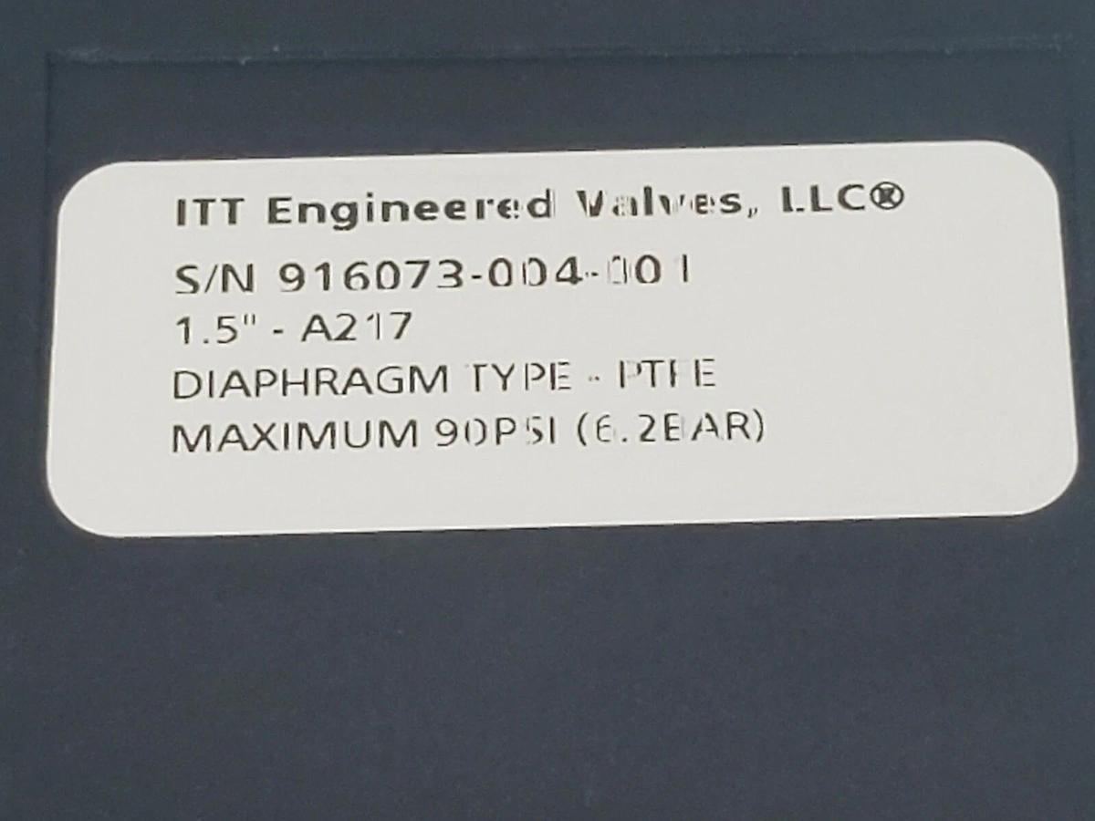 Used NIB ITT ENGINEERING 1.5-N-PN-31-M7-A217 ACTUATOR 1.5'' IN. BRZ 90# SPRING