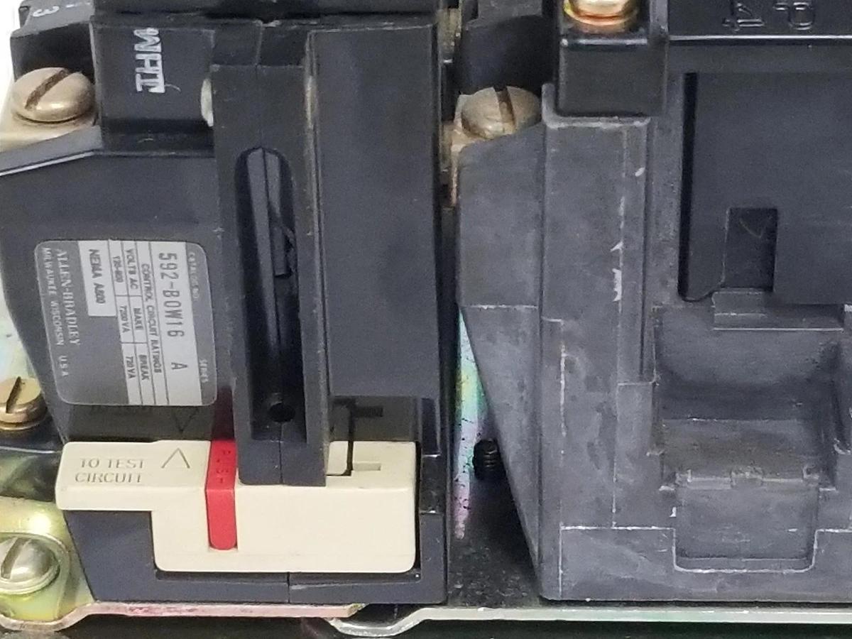 Used ALLEN BRADLEY 505-BOD REVERSING STARTER SER. C, CB236 115-120V 60HZ, 110V 50HZ