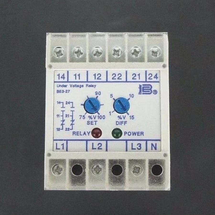 Used NIB BASLER ELECTRIC BE3-27-3B1N2 AC VOLTAGE RELAY BE3273B1N2, 9319200104