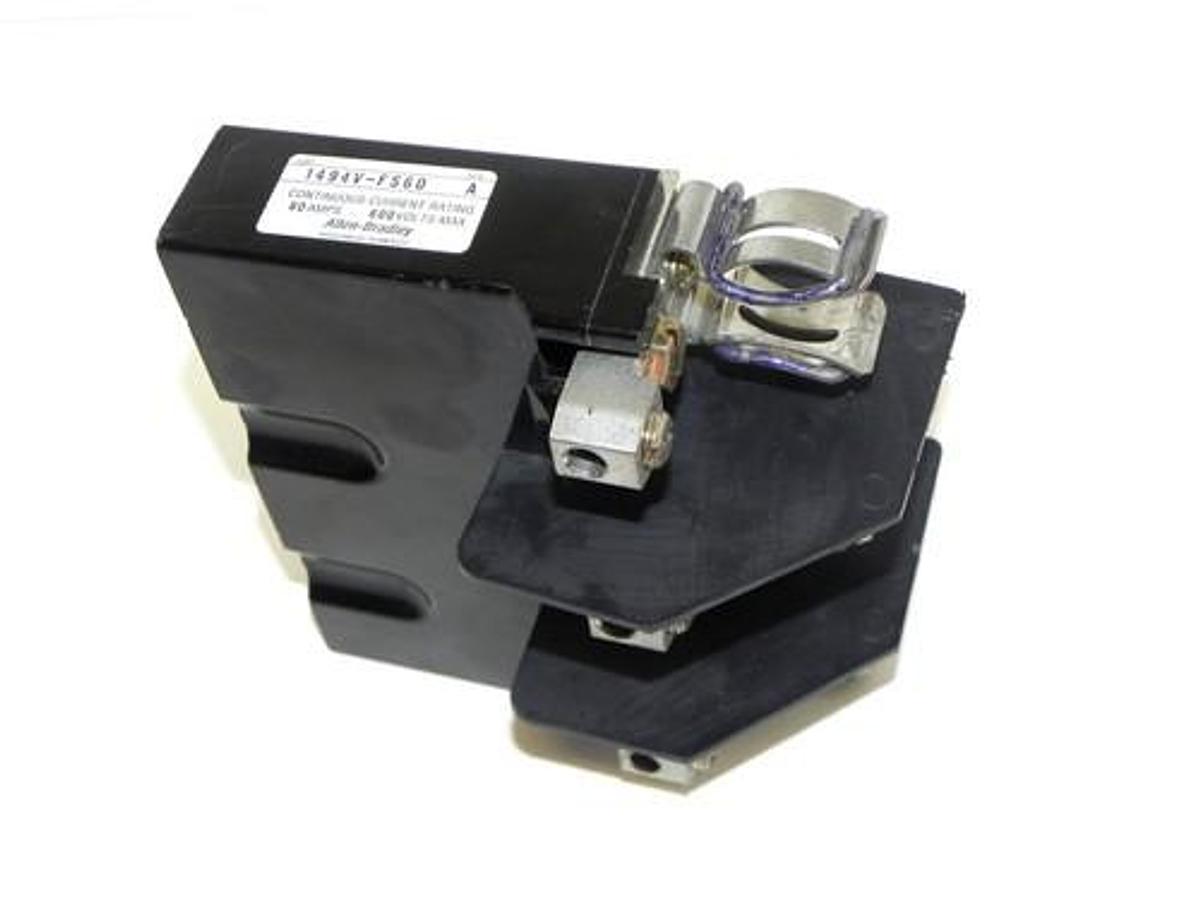 Used ALLEN BRADLEY 1494V-FS60 FUSE BLOCK 60AMP 1494VFS60 SER. A