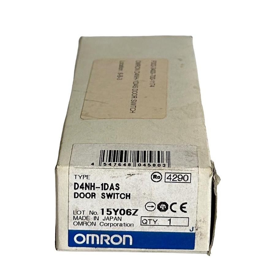 Used NEW OMRON D4NH-1DAS / D4NH1DAS SAFETY DOOR HINGE SWITCH 3A/240VAC 27A/250VDC