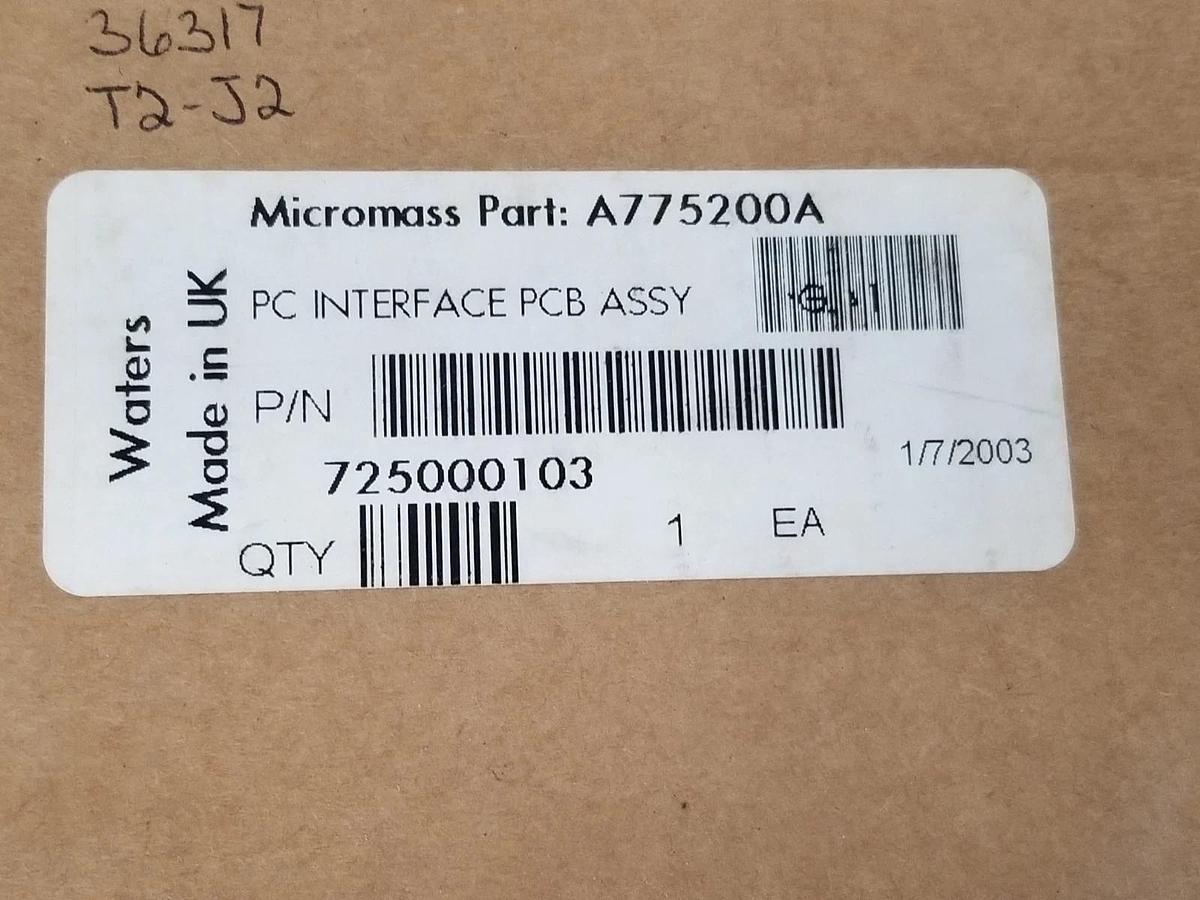 Used MICROMASS A775200A PCB CONTROLLER A775200-L1 A775200-SS ISS. 3 A775200