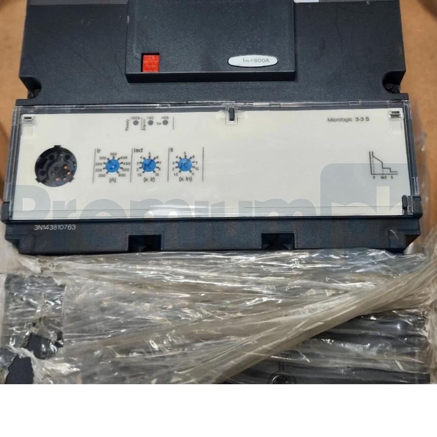 Used Schneider PowerPact LR 600  Circuit Breaker LRL36600U33X-AASO w/MicroLogic 3.3S