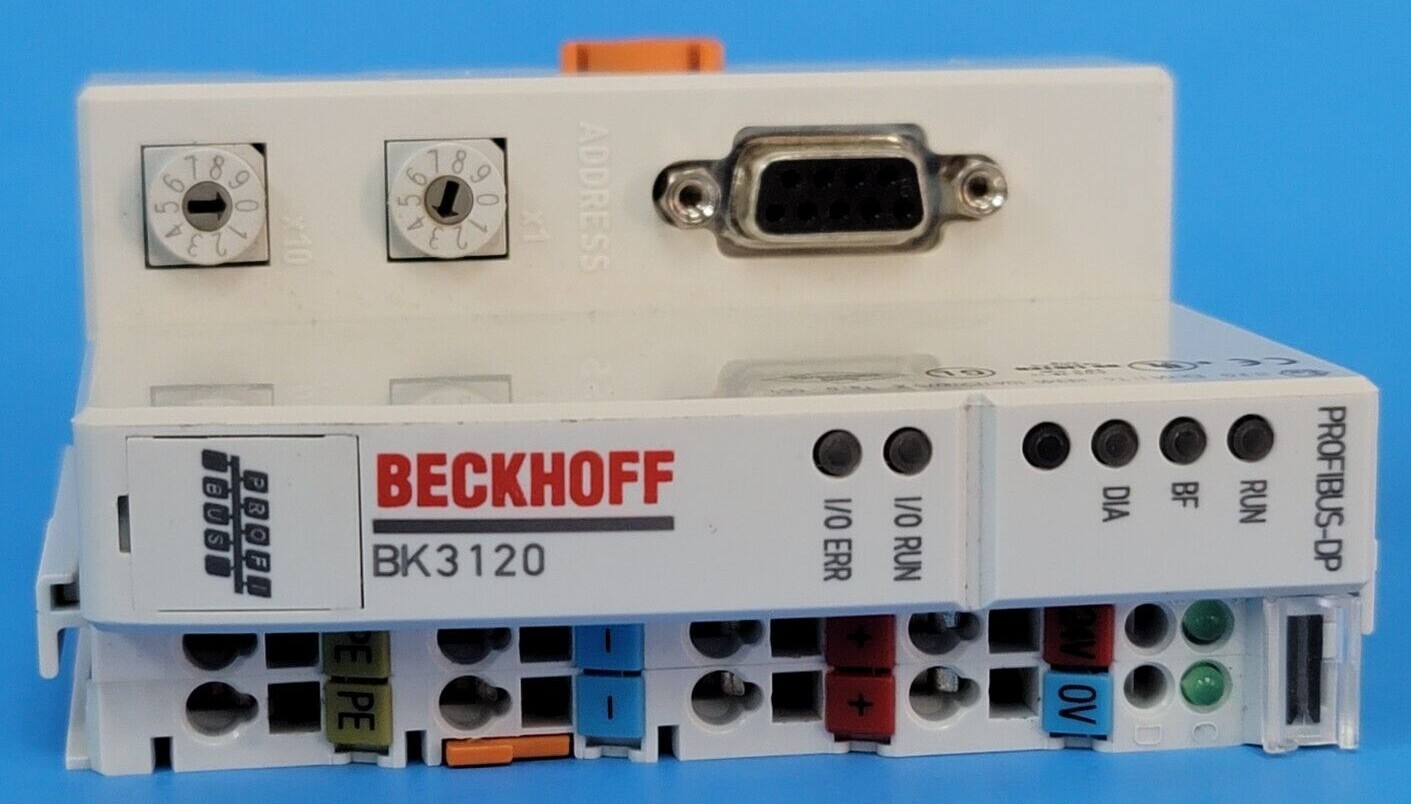 Used BECKHOFF BK3120 PROFIBUS Coupler PROFIBUS-DP 24VDC