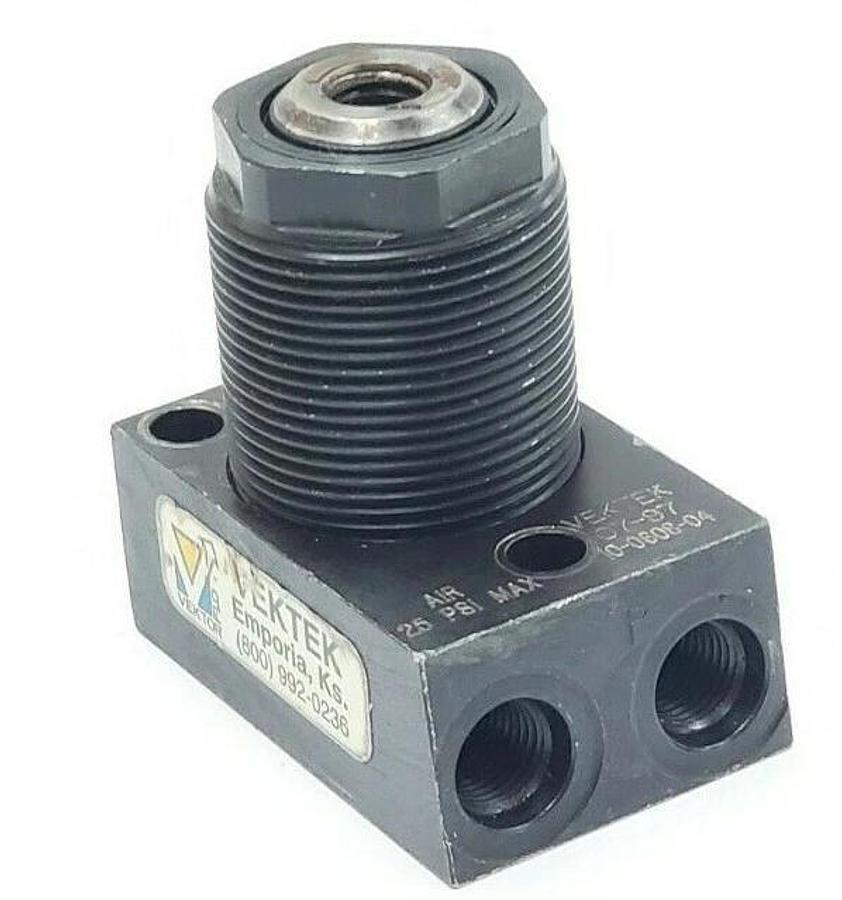 Used VEKTEK 10-0608-04 WORK SUPPORT 25 PSI 10060804