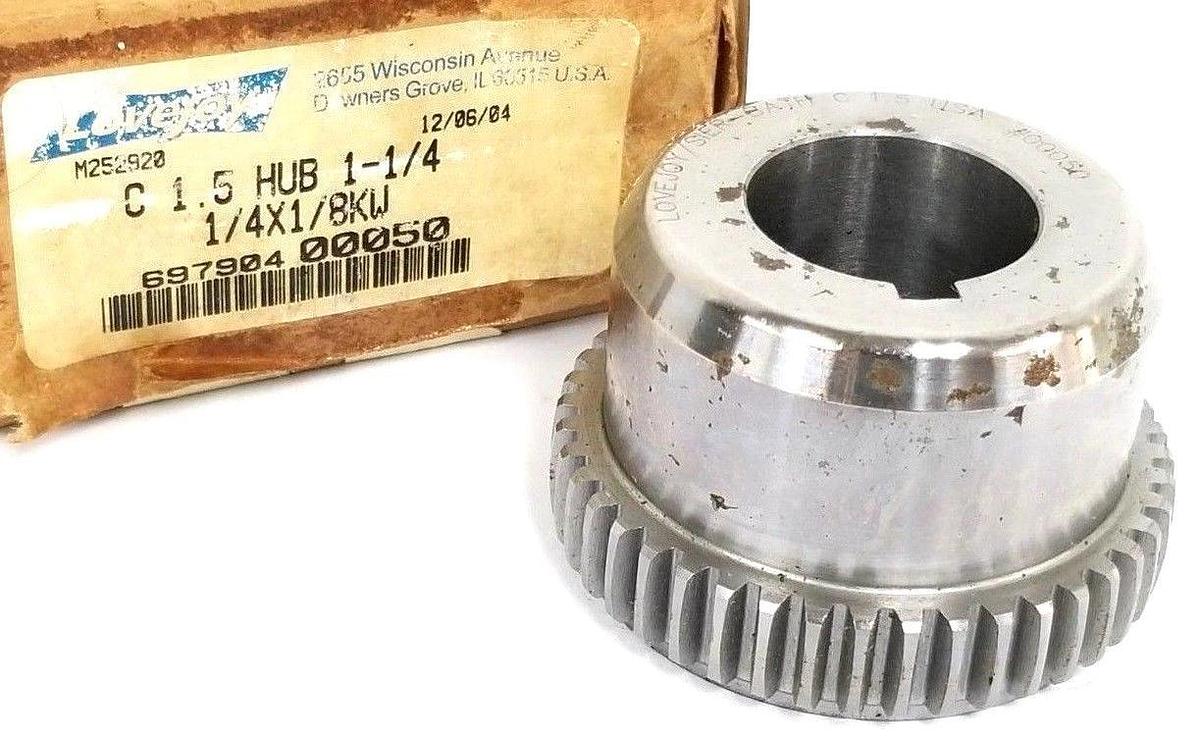Used NIB LOVEJOY / SIER-BATH M252920 KEYED HUB C 1.5 HUB 1-1/4 1/4X1/8KW
