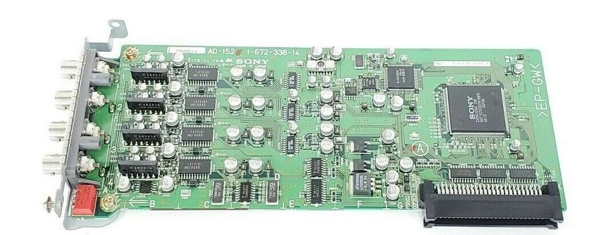 Used SONY AD-152 1-672-338-14 DIGITAL SURVEILLANCE VIDEO INPUT BOARD A-8320-890-A