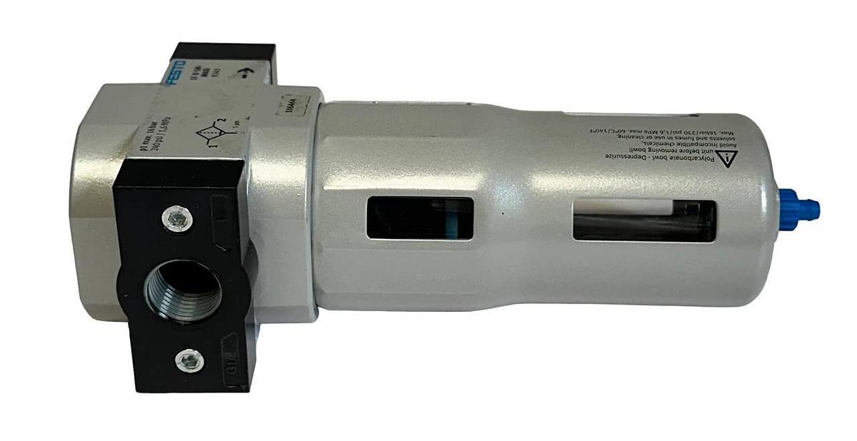 FESTO LF-D-5M-MAXI / 186464 COMPRESSED AIR FILTER W/ SEPARATOR 240PSI NSNP