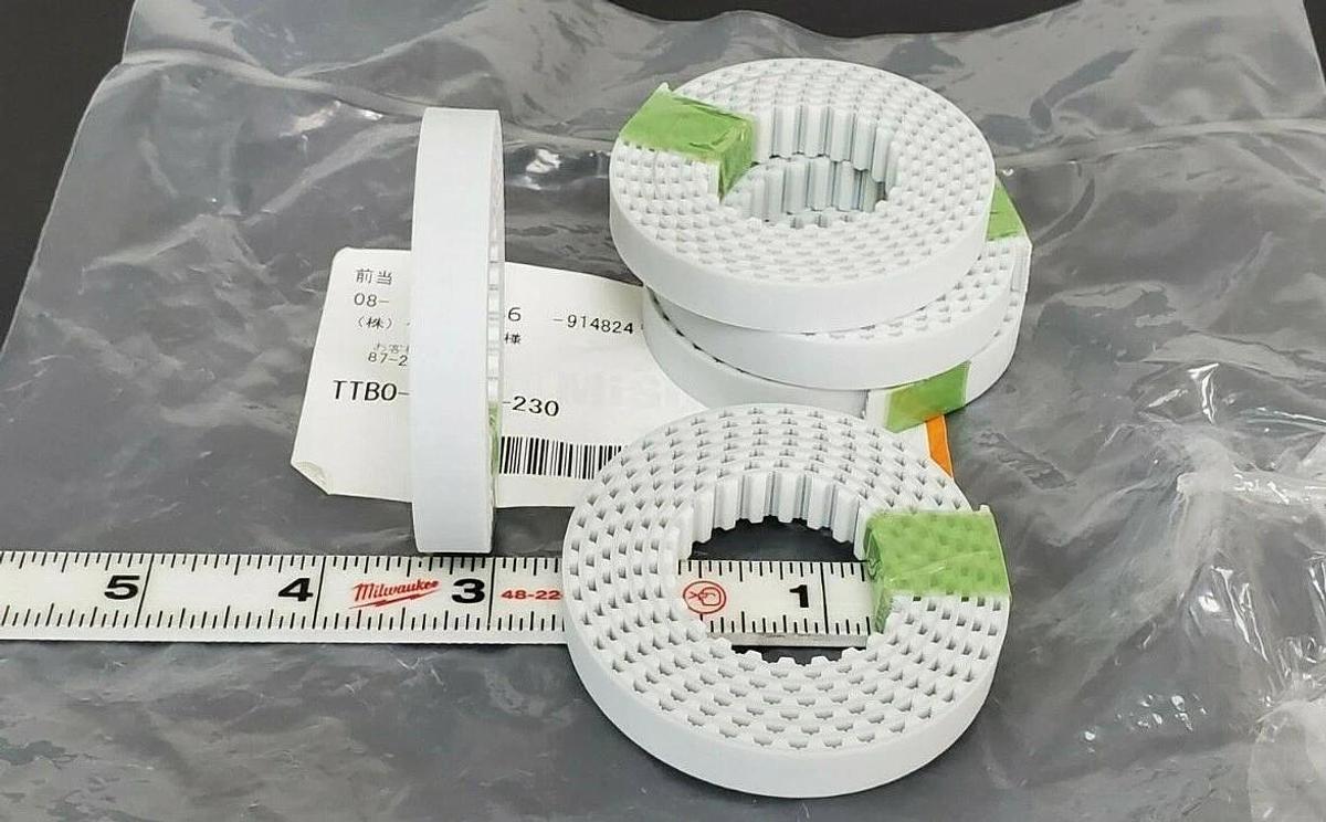 Used LOT OF 5 NEW MISUMI TTB0-T5100-230 TORQUE BELTS 45 1/2 IN LONG TTB0T5100230