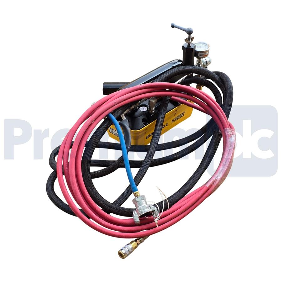 Used Enerpac PARG1102NU101 Turbo II Torqlite Air Hydraulic Pump PARG1102N w/Pendant