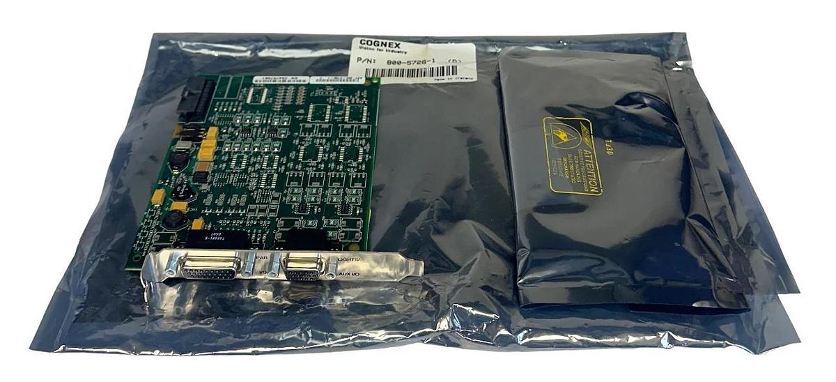 Used COGNEX 800-5726-1 (D) / 200-0136-1 (C) LIGHTS / AUX IO VISION CONTROL BOARD USMP