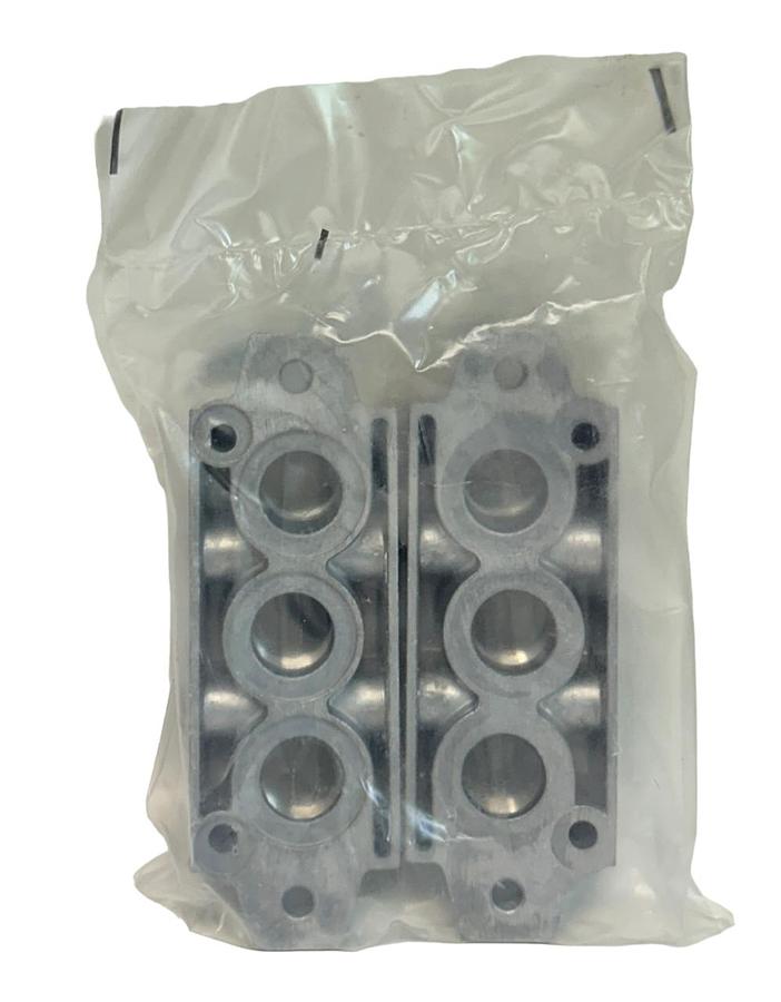 NEW SEALED FESTO NEV-2DA/DB-ISO / 11306 ALUMINUM END PLATE KIT G1/2 NSFS