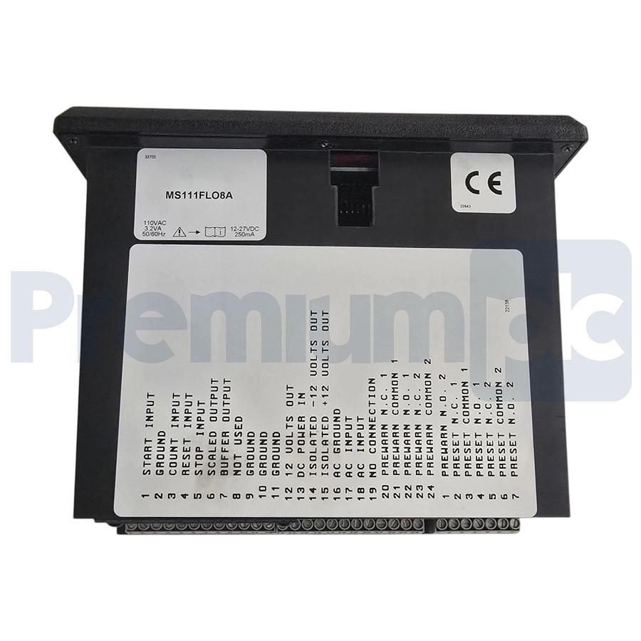 Used KEP Kessler-Ellis MS111FLO8A | FLO8A FLOWtrol Batch Controller 8-Digit 110V NSMP