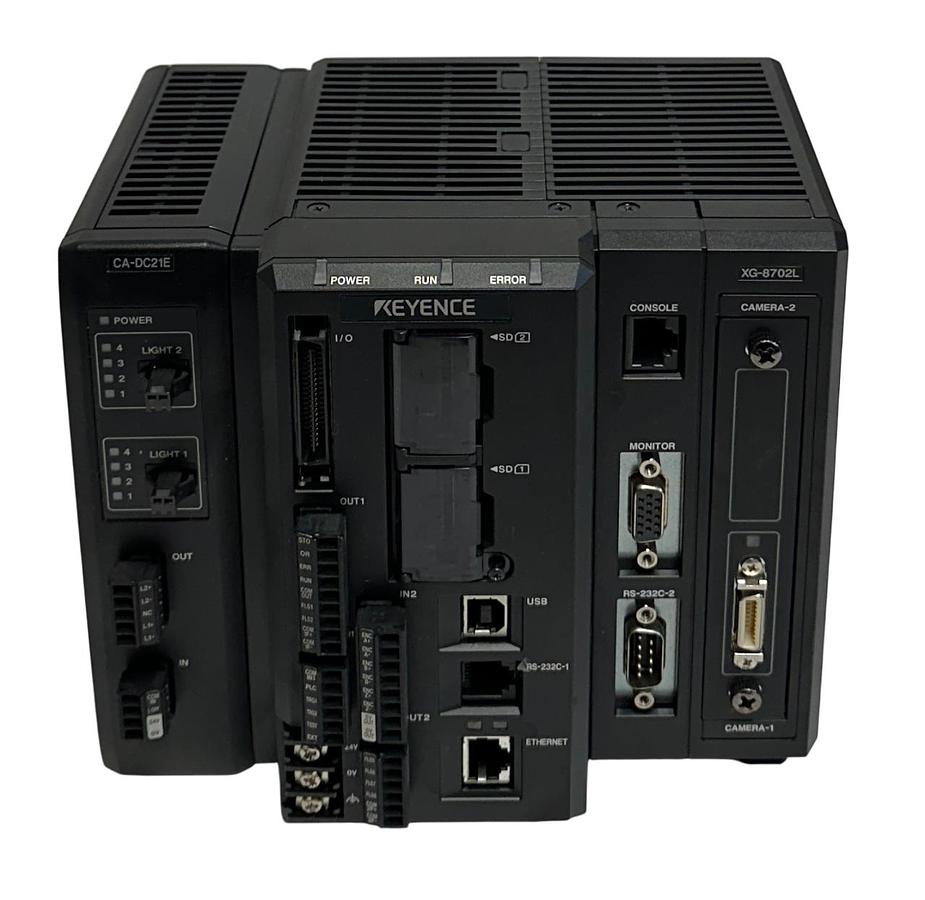 Used For Parts KEYENCE XG-8702L / CA-DC21E MULTI-CAMERA IMAGING SYSTEM CONTROLLER USB