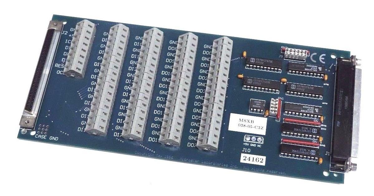 Used MICROSTAR LABORATORIES MSXB 038-05-C3Z DIGITAL EXPANSION BOARD MSXB03805C3Z