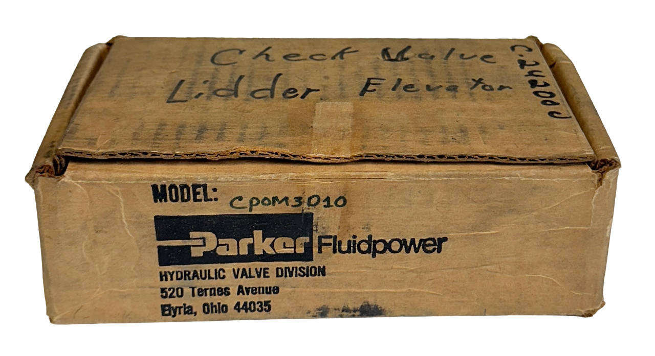 Used NEW PARKER CP0M3D-10GU / CP0M3D-10 HYDRAULIC PILOT CHECK VALVE NSMP