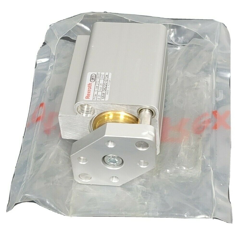 Used NEW REXROTH 0822010734 PNEUMATIC CYLINDER 10BAR