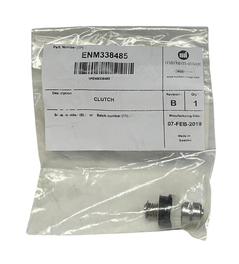 Used MARKEM-IMAJE ENM338485 OEM CLUTCH Rev. B SPARE NSFS