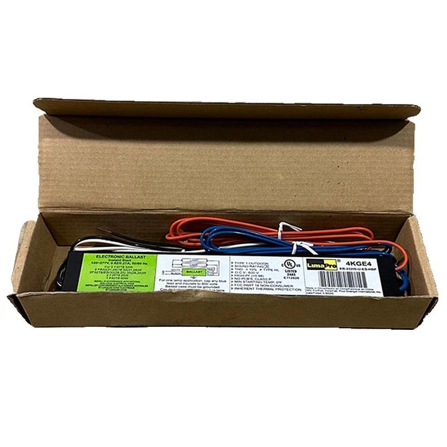 Used 4 NEW LUMAPRO 4KGE4 ELECTRONIC BALLASTS 120-277V 50/60Hz EB-23IS-U-ES-HBF