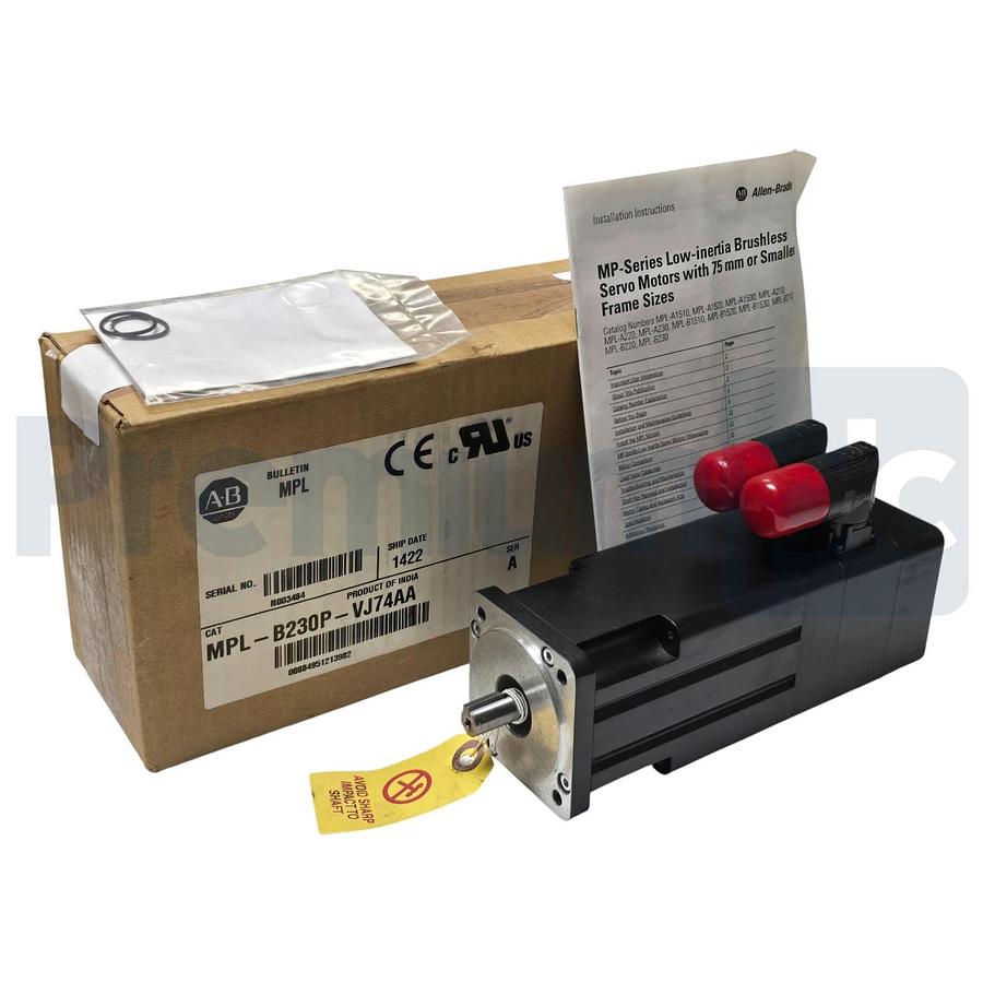 Allen Bradley MPL-B230P-VJ74AA /A Servo Motor 460V 5000RPM Keyed w/ 24VDC Brake 884951213982