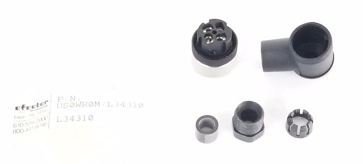 NEW EFECTOR US0WR0M/L34310 CONNECTOR PLUG L34310