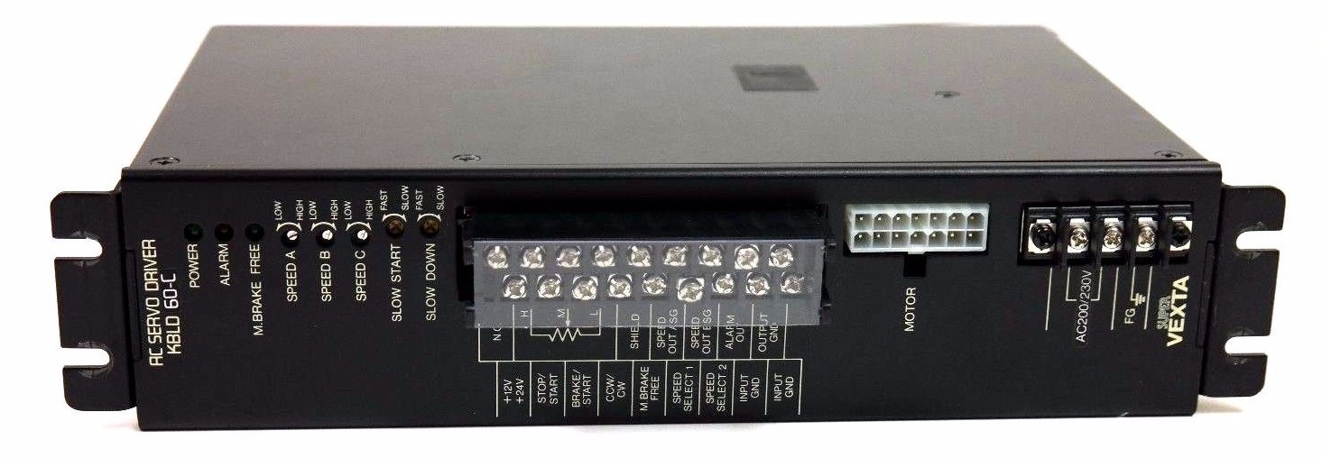 Used ORIENTAL MOTOR / SUPER VEXTA KBLD60-C AC SERVO DRIVER AC200/230V 3.1A KBLD60C