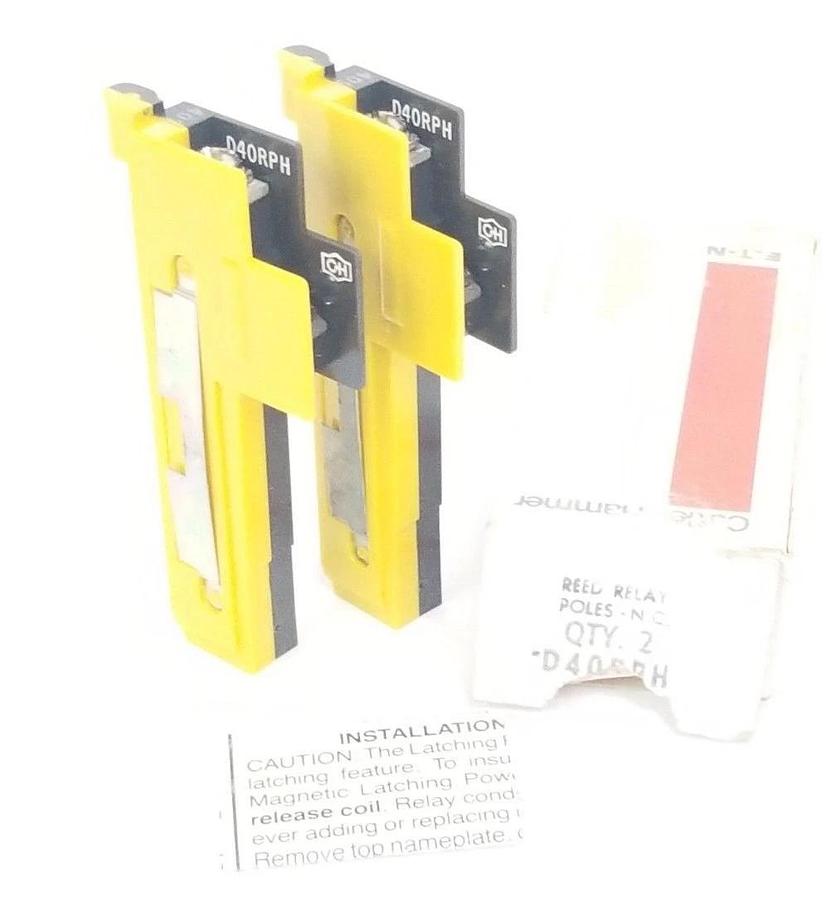 NIB CUTLER HAMMER D40RPH REED RELAY 3 AMP, 300VAC QTY: 2