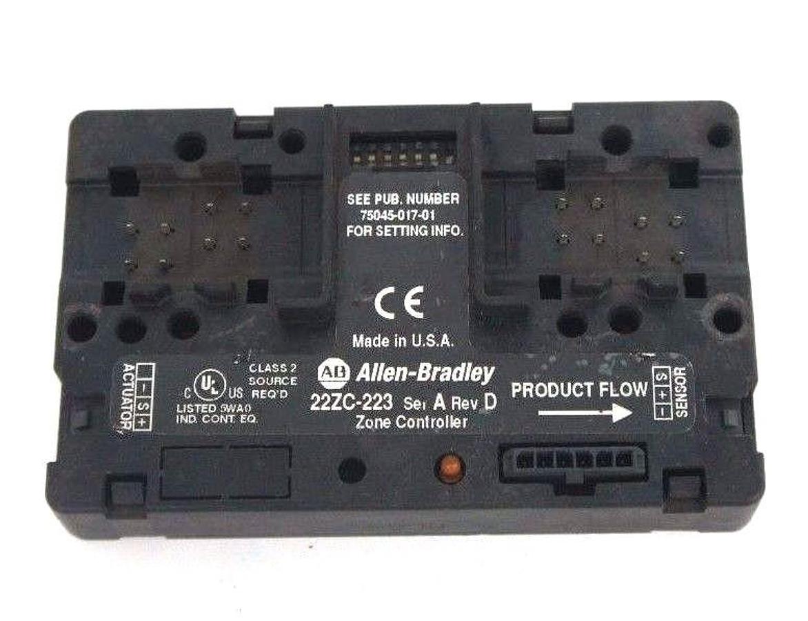 Used ALLEN BRADLEY 22ZC-223 ZONE CONTROLLER SER A, REV D, 75045-017-01