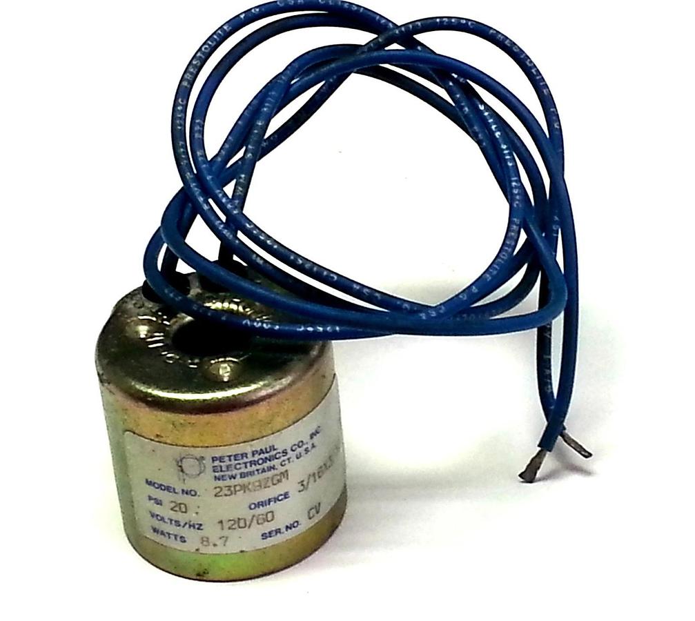 Used PETER PAUL ELECTRONICS 23PK9ZGM SAFETY VALVE