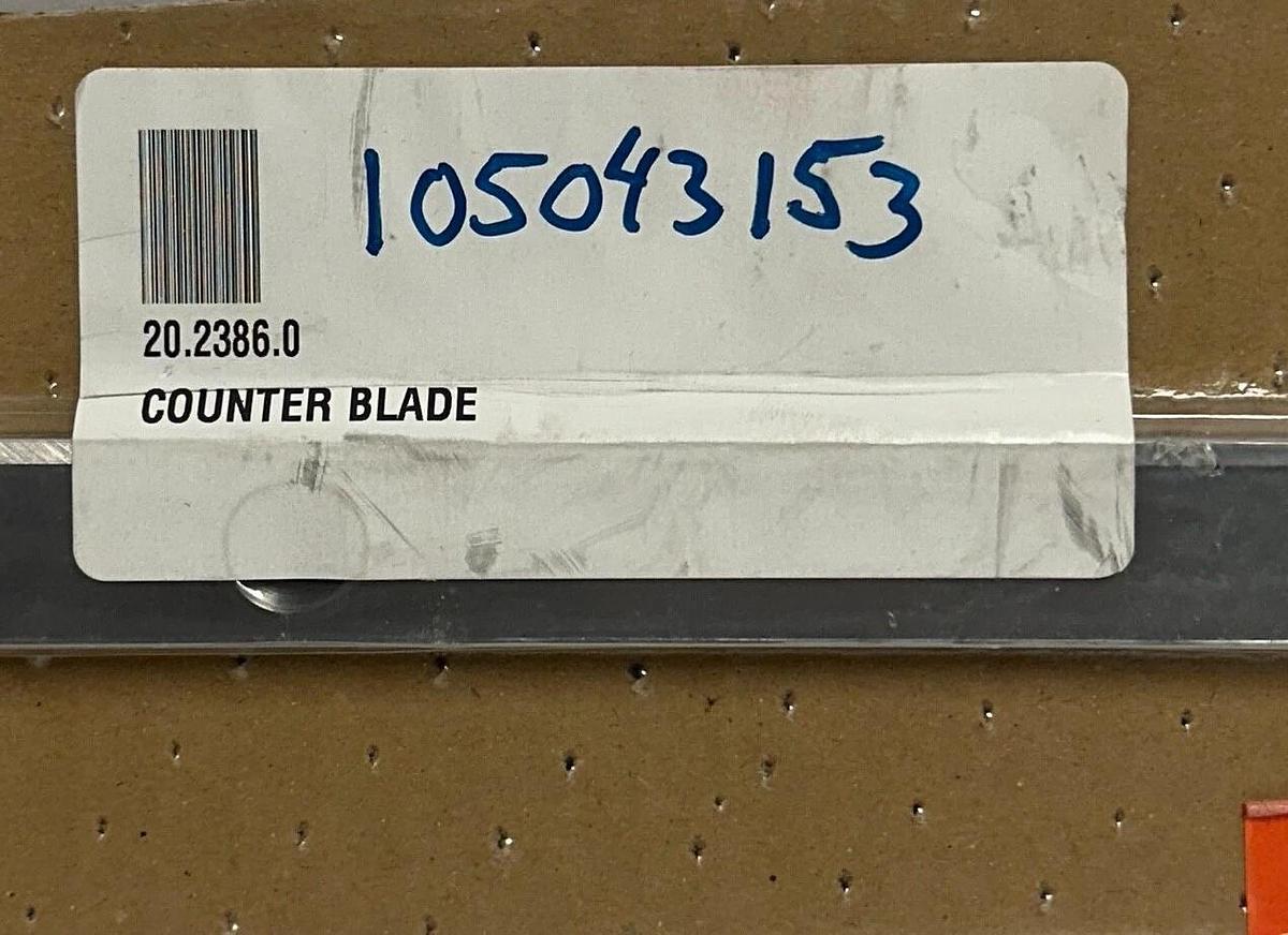 Used HOLAC 20-2386-0/1 / 20-2386-0 / 337713 OEM COUNTER BLADE 20.2386.0 NSMP