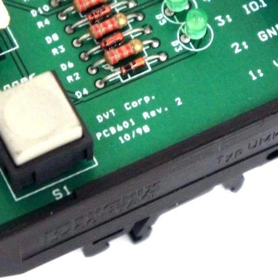 Used DVT CORP. PCB601 REV. 2 BREAK OUT BOARD