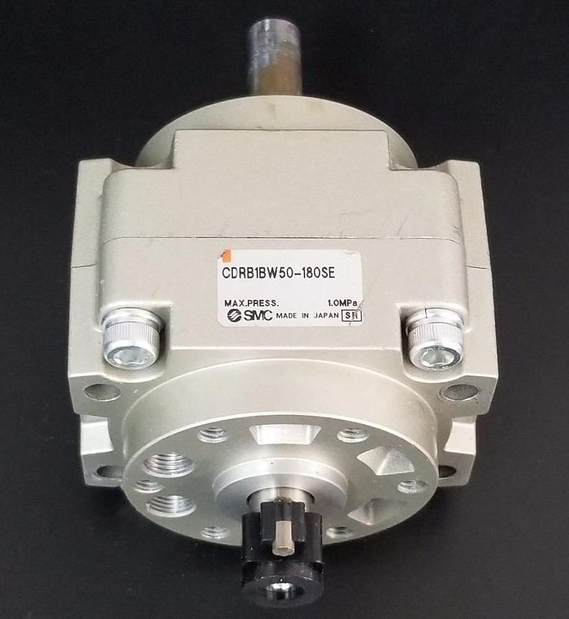 Used SMC CDRB1BW50-180SE MINI VANE ROTARY ACTUATOR CDRB1BW50180SE