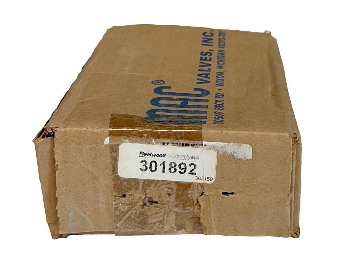 NEW MAC / FLEETWOOD 301892 PNEUMATIC SOLENOID VALVE ASSEMBLY 24VDC COIL NSMP