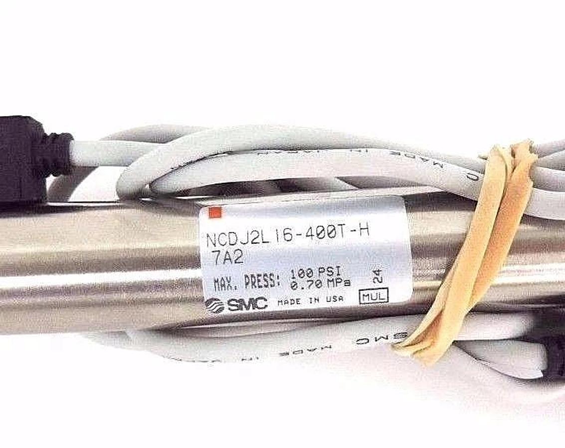 NEW SMC NCDJ2L16-400T-H7A2 CYLINDER 100PSI 0.70MPA W/ D-H7A2