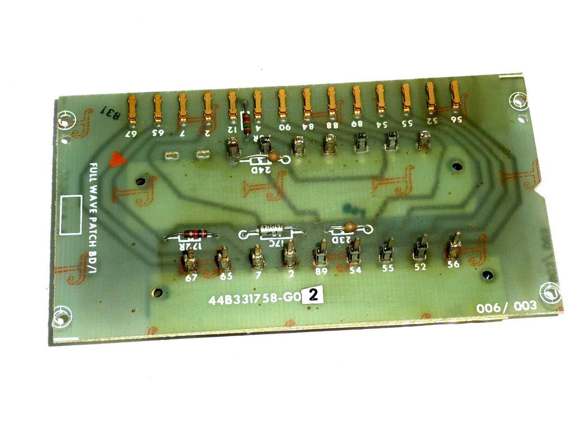 Used GENERAL ELECTRIC 44B331758-G02 BOARD 44B331758G02