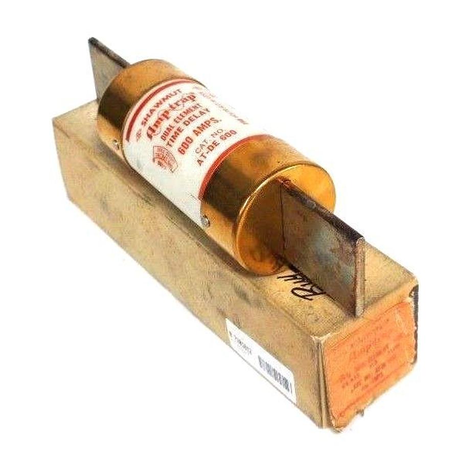 NIB FERRAZ SHOWMUT AT-DE-600 AMPTRAP DUAL ELEMENT TIME DELAY FUSE 600V, ATDE600