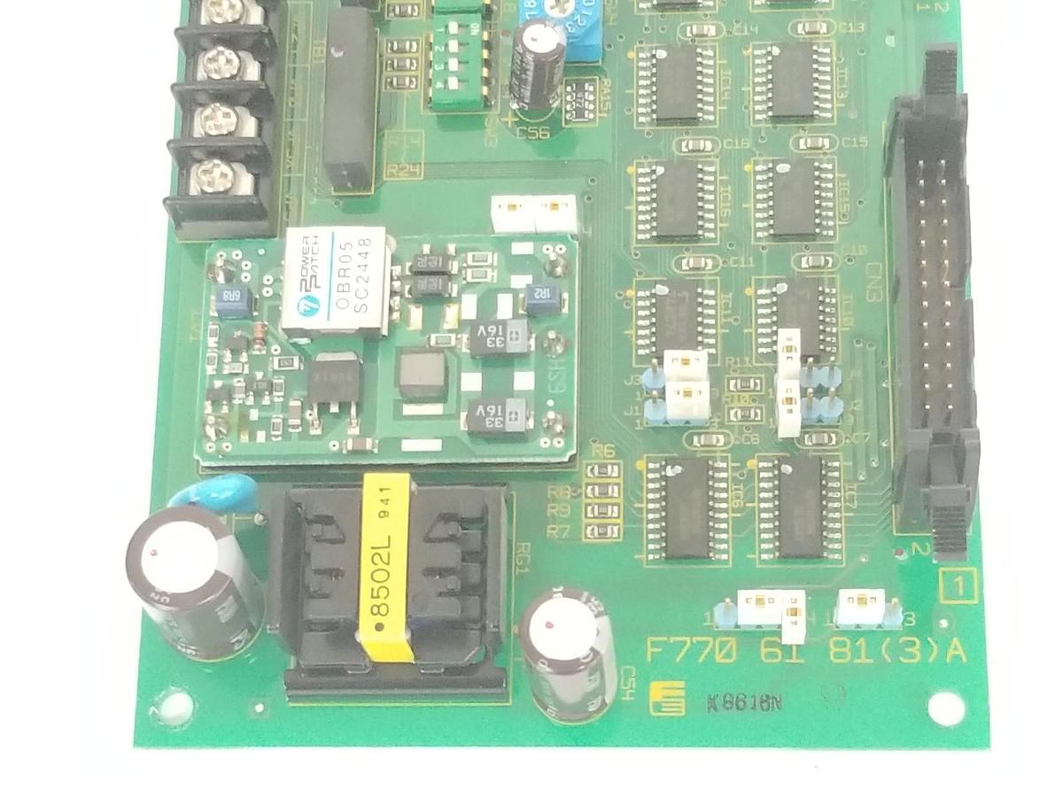 Used FUJI ELECTRIC F770-61-81 PC BOARD F7706181