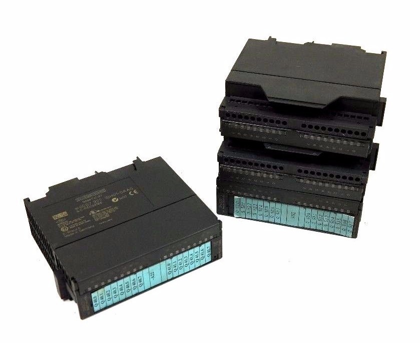 Used LOT OF 4 SIEMENS 6ES7 322-1BH01-0AA0 OUTPUT MODULE 16 POINT 6ES73221BH010AA0