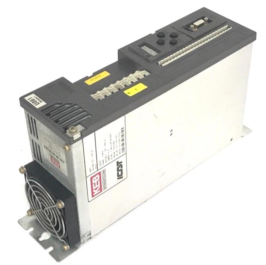 Used KEB 09 F0 R03-4B19 FREQUENCY INVERTER DRIVE 2.8KVA, 0-500VAC, 4.1A