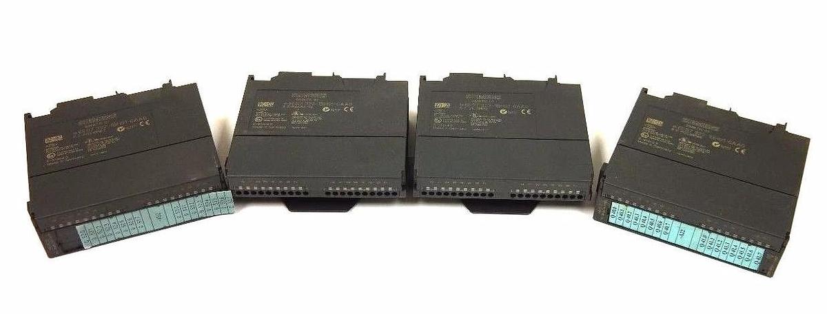 Used LOT OF 4 SIEMENS 6ES7 322-1BH01-0AA0 OUTPUT MODULE 16 POINT 6ES73221BH010AA0