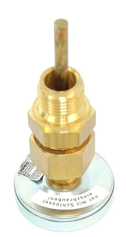 Used NEW JUMO 608001 THERMOMETER 60/ 00433398 0-80DEG C, 50MM, 260, 03777710