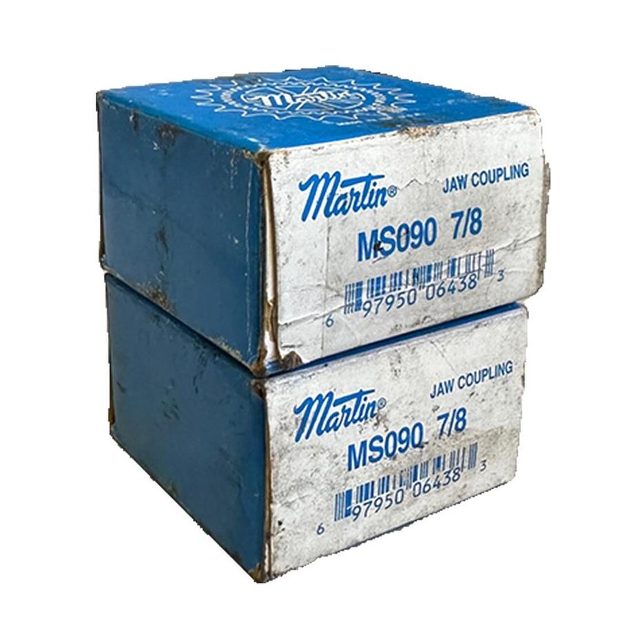 Used 2 NEW MARTIN MS090 7/8 / MS09078 SUPER JAW COUPLINGS 7/8''