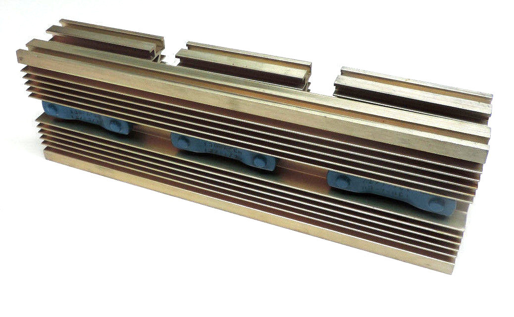 Used RELIANCE RECTIFIER STACK HEAT SINK ASSY (3) C380P THYRISTORS