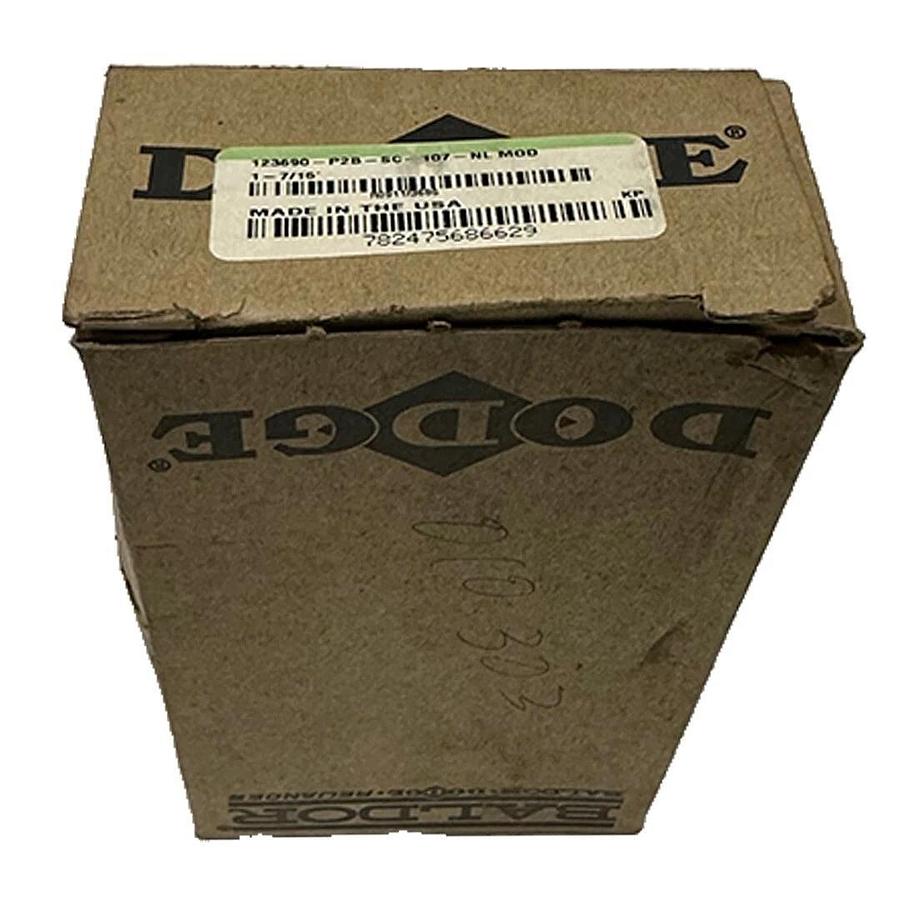 Used NEW DODGE P2B-SC-107-NL MOD PILLOW BLOCK BEARING 1-7/16'' 123690 P2BSC107NLMOD
