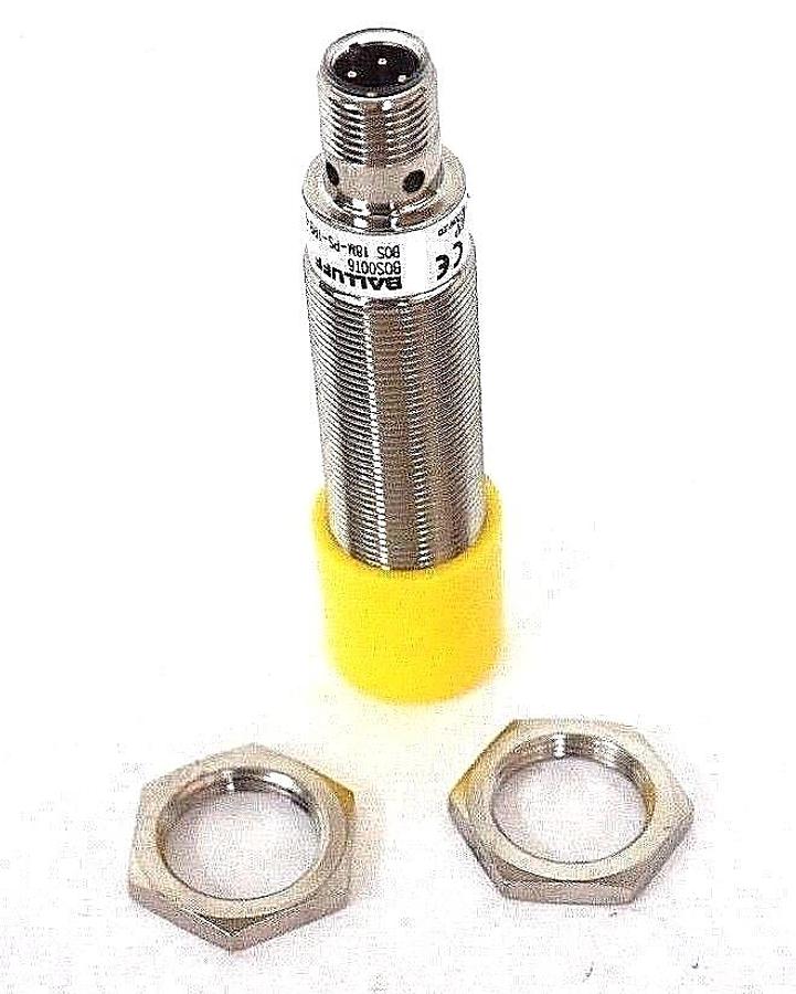 Used NEW BALLUFF BOS00T6 SENSOR BOS-18M-PS-1RB-E5-C-S4, 10-30V DC, 200mA